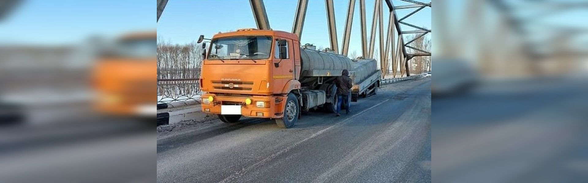 Водитель КАМАЗа повредил мост через реку Зай на трассе «Нижнекамск -  Чистополь» (+фото) | 10.02.2021 | Набережные Челны - БезФормата