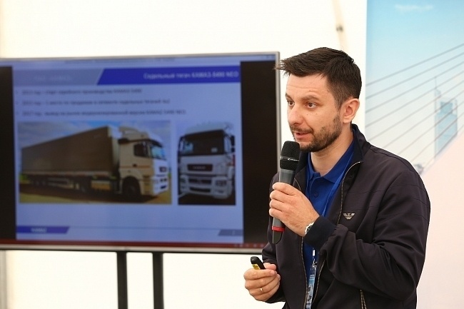 Тест-драйв новых автомобилей КАМАЗ в Санкт-Петербурге 21 августа 2018 года 